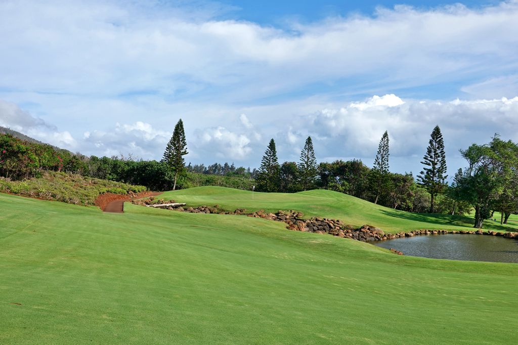 14th Hole at King Kamehameha Golf Club (427 Yard Par 4)